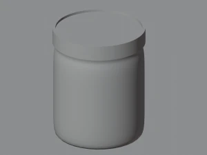 Empty jar 3D Model