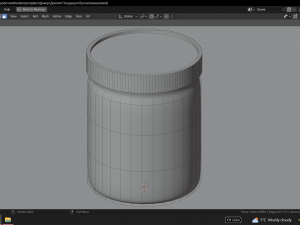 Empty jar Modello 3D