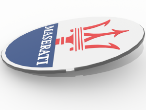 Maserati emblem 3D Model