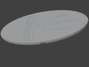 Maserati emblem 3D Model