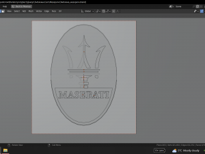 Maserati emblem 3D Model