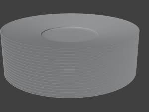 Set of 18 plates Modelo 3D