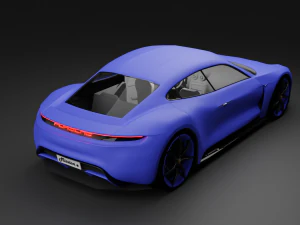 CAR Porsche mission e 3D Model