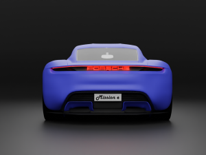 CAR Porsche mission e 3D Model