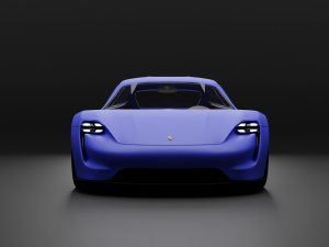 CAR Porsche mission e 3D Model