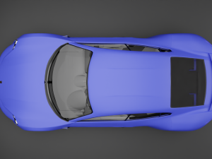 CAR Porsche mission e 3D Model