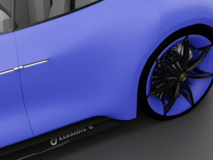 CAR Porsche mission e 3D Model