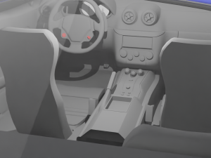 CAR Porsche mission e 3D Model