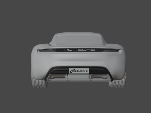 CAR Porsche mission e 3D Model