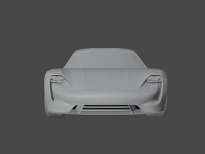 CAR Porsche mission e 3D Model