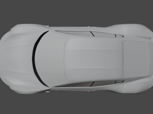CAR Porsche mission e 3D Model