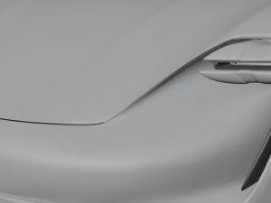 CAR Porsche mission e 3D Model