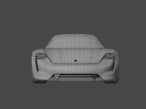 CAR Porsche mission e 3D Model