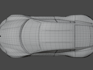 CAR Porsche mission e 3D Model