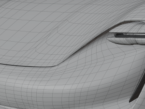 CAR Porsche mission e 3D Model