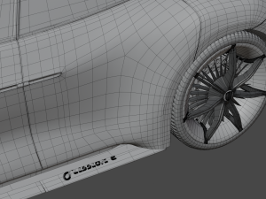 CAR Porsche mission e 3D Model
