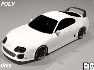 CARRO Toyota Supra Modelo 3D