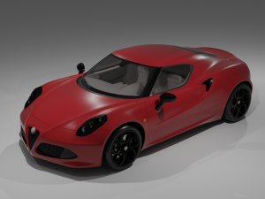 CAR Alfa Romeo 4C 960 3D-Modell
