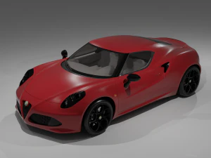 CAR Alfa Romeo 4C 960 3D Model