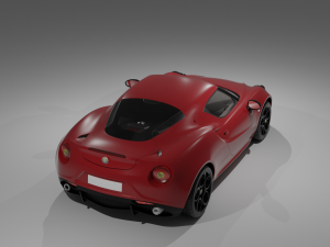 CAR Alfa Romeo 4C 960 3D-Modell