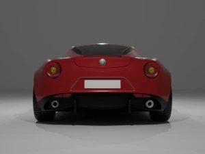 CAR Alfa Romeo 4C 960 3D Model