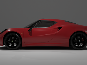 CAR Alfa Romeo 4C 960 3D-Modell