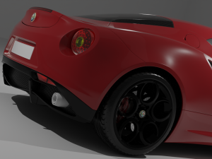 CAR Alfa Romeo 4C 960 3D-Modell