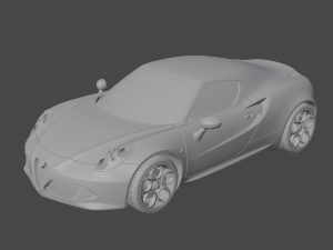 CAR Alfa Romeo 4C 960 3D-Modell
