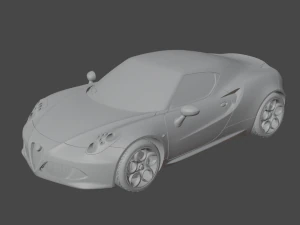 CAR Alfa Romeo 4C 960 3D Model