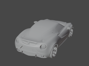 CAR Alfa Romeo 4C 960 3D-Modell