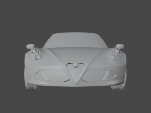 CAR Alfa Romeo 4C 960 3D-Modell