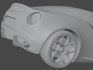 CAR Alfa Romeo 4C 960 3D-Modell