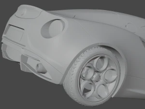 CAR Alfa Romeo 4C 960 3D Model