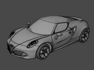 CAR Alfa Romeo 4C 960 3D-Modell