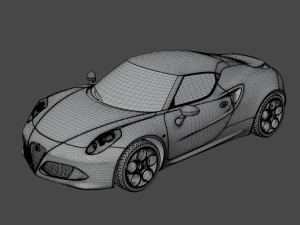 CAR Alfa Romeo 4C 960 3D Model