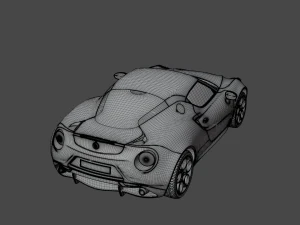 CAR Alfa Romeo 4C 960 3D Model