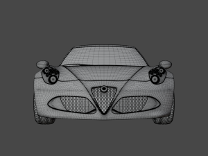 CAR Alfa Romeo 4C 960 3D-Modell