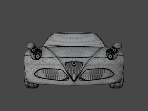 CAR Alfa Romeo 4C 960 3D Model
