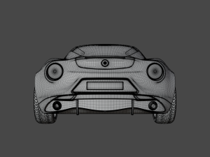 CAR Alfa Romeo 4C 960 3D-Modell