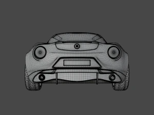 CAR Alfa Romeo 4C 960 3D Model