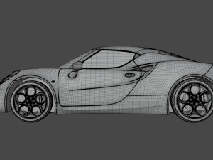 CAR Alfa Romeo 4C 960 3D-Modell