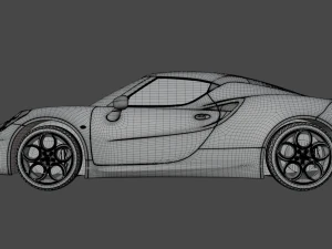 CAR Alfa Romeo 4C 960 3D Model
