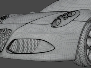 CAR Alfa Romeo 4C 960 3D Model