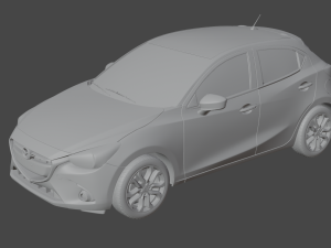 CAR mazda 2 3Dモデル
