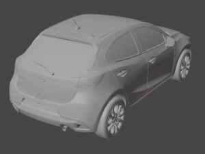 CAR mazda 2 3Dモデル