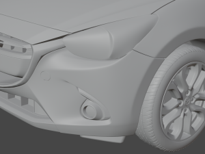 CAR mazda 2 3Dモデル