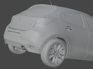 CAR mazda 2 3Dモデル