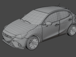 CAR mazda 2 3Dモデル