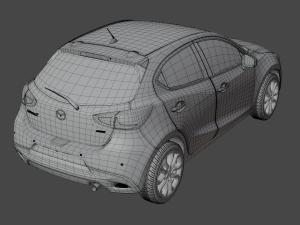 CAR mazda 2 3Dモデル