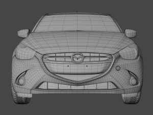 CAR mazda 2 3Dモデル